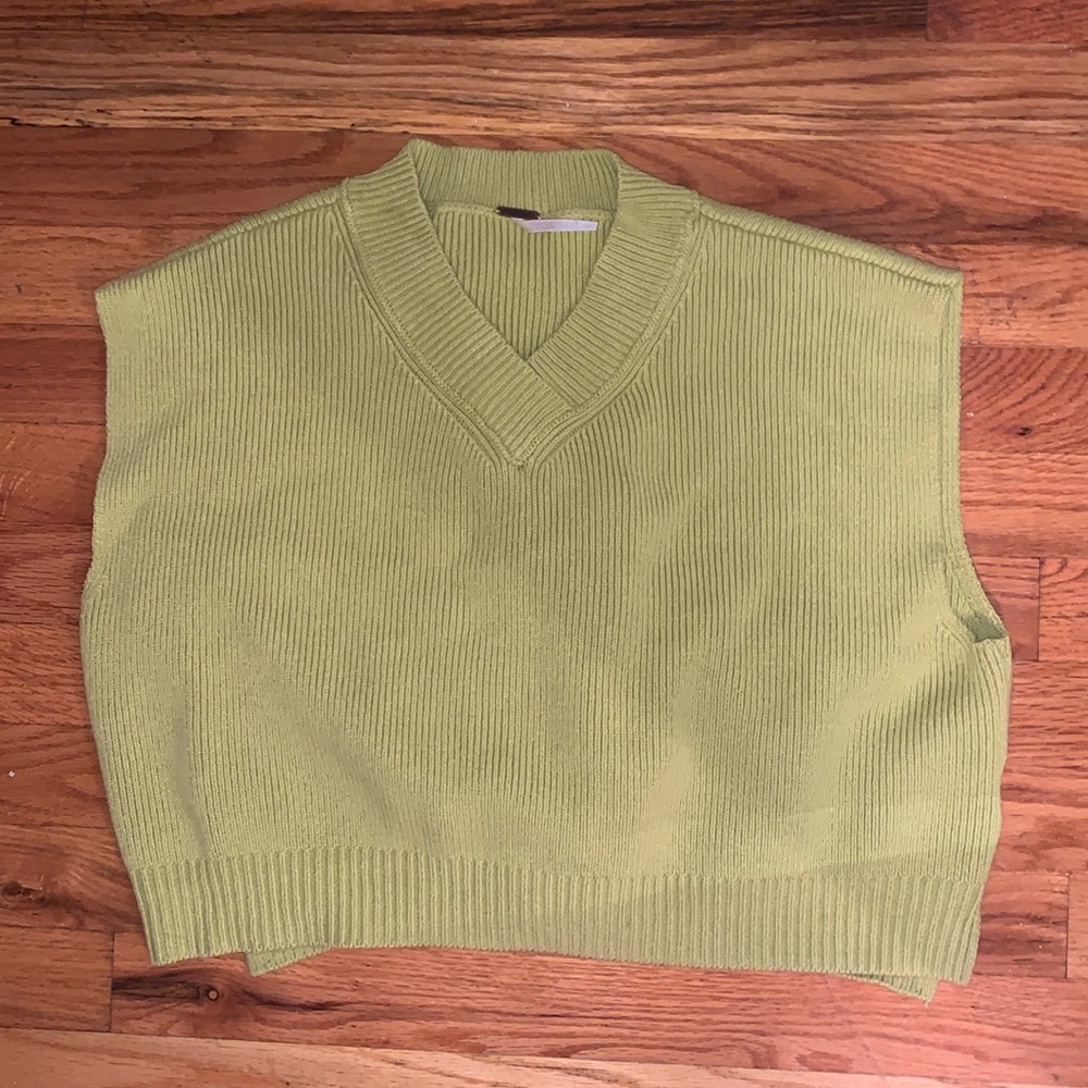 Green Free People Vest